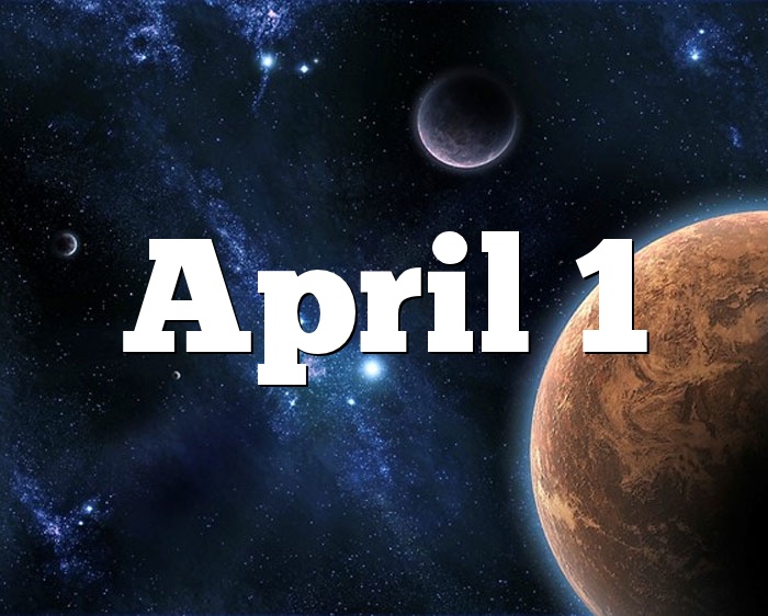 April 1 Birthday horoscope - zodiac sign for April 1th