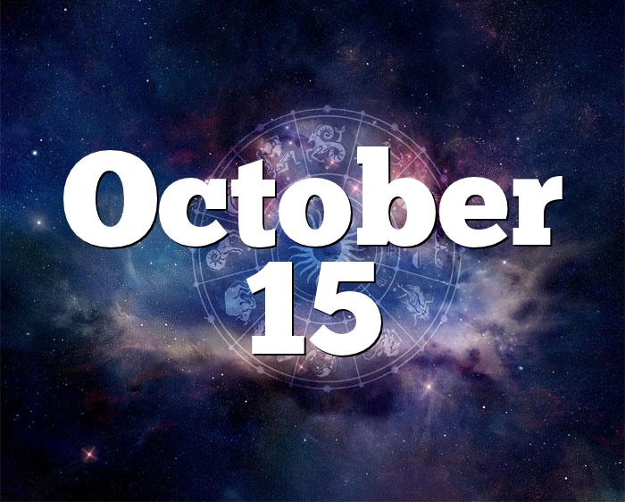 October 15 Birthday horoscope - zodiac sign for October 15th