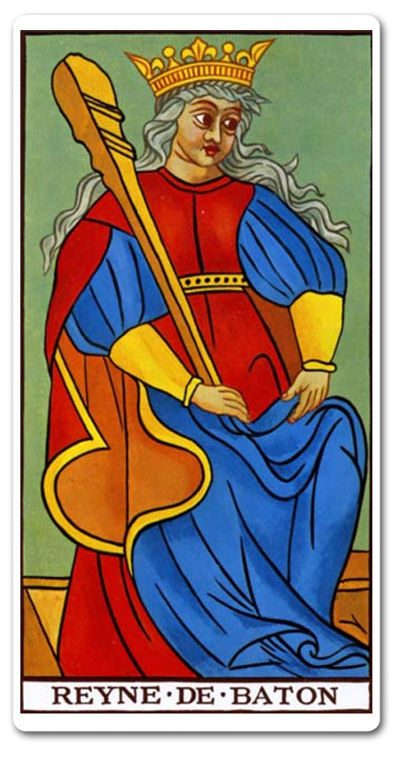 Does the Queen of Wands tarot card mean yes or no?