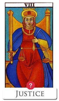justice yes no tarot