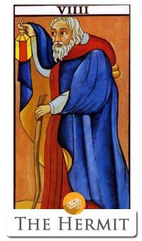 hermit finance tarot