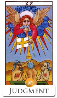 judgment finance tarot